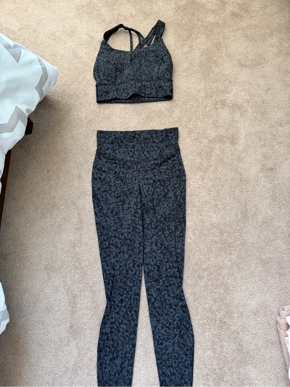 Lululemon Black Leopard Set